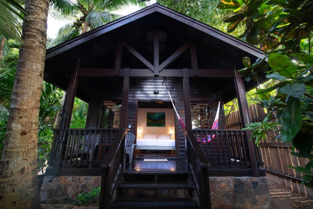 Entrance to the Seaview Suite at Puerta Azul, A Boutique Hotel on Roatan Island, Honduras