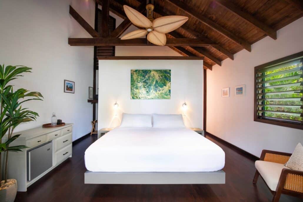 Roatan Boutique Hotel - Standard Sea View Suite Interior at Puerta Azul