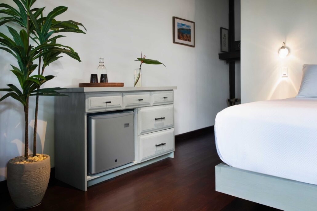 Sea View Suite Interior Details at Puerta Azul Roatan Boutique Hotel