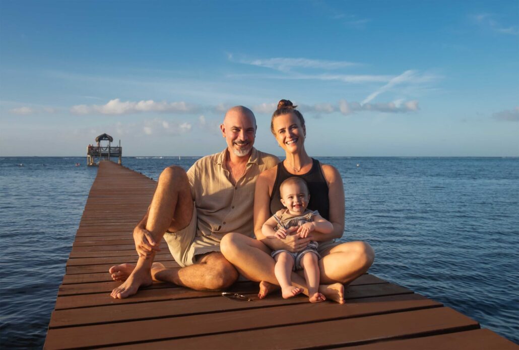 Love Is Blind Roatan Hotel - Puerta Azul Owners Talia and Antonio