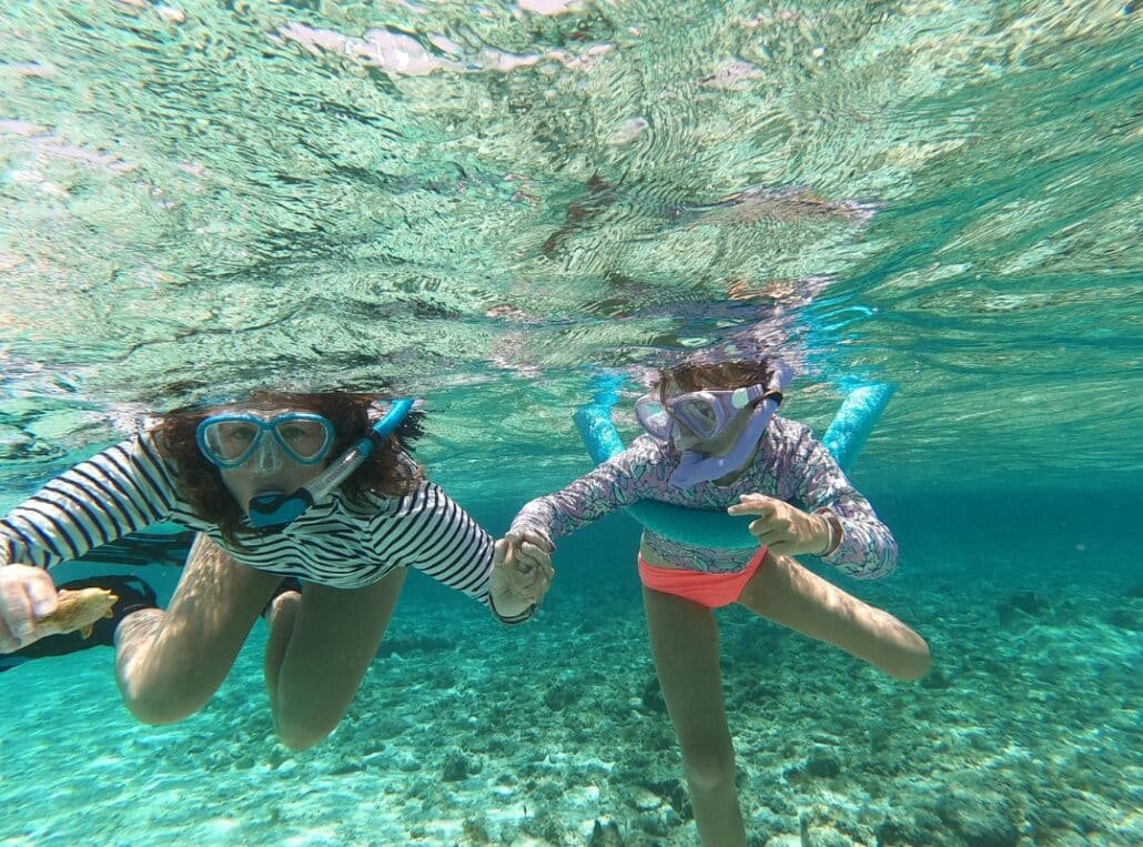 Roatan Family Activities - Snorkeling - Puerta Azul Boutique Hotel