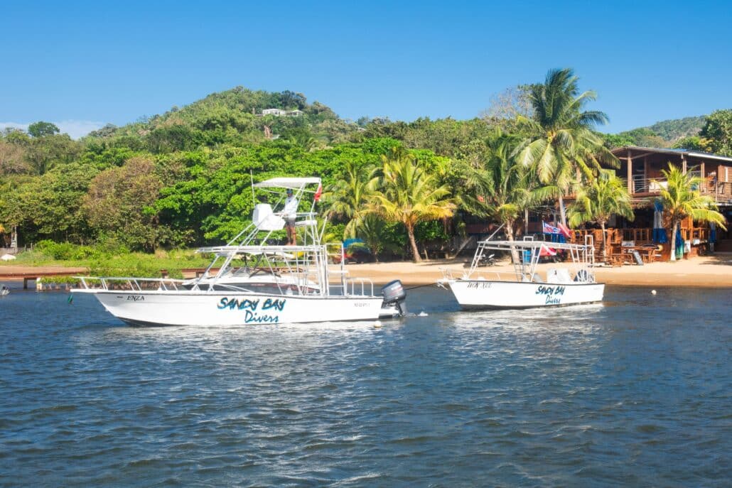 Scuba Diving Roatan Island Honduras Puerta Azul Boutique Hotel and Sandy Bay Divers