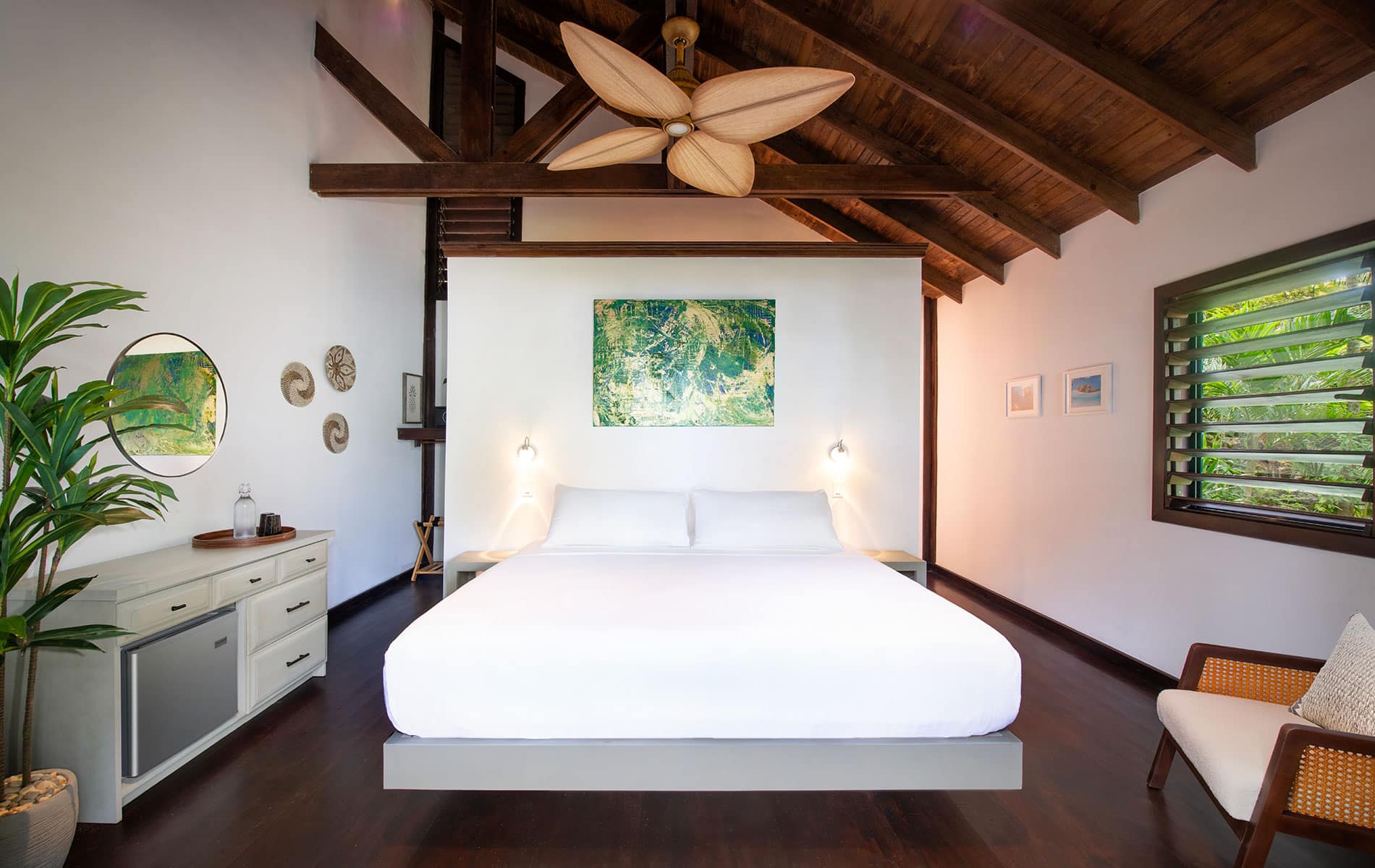 Sea view Bungalow Roatan Puerta Azul Boutique Hotel