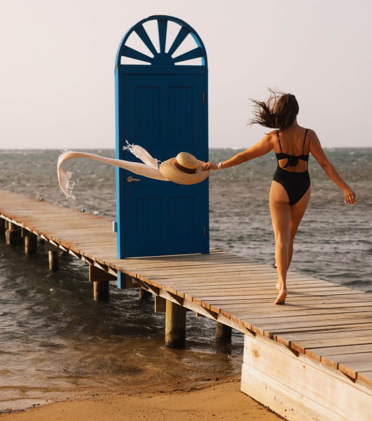 Private dock at Roatan Retreat Venue Hotel