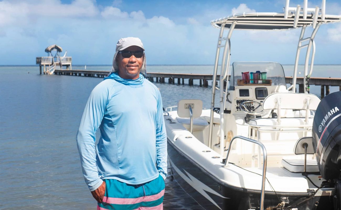 Captain Edison with Roatan Boutique Hotel Puerta Azul