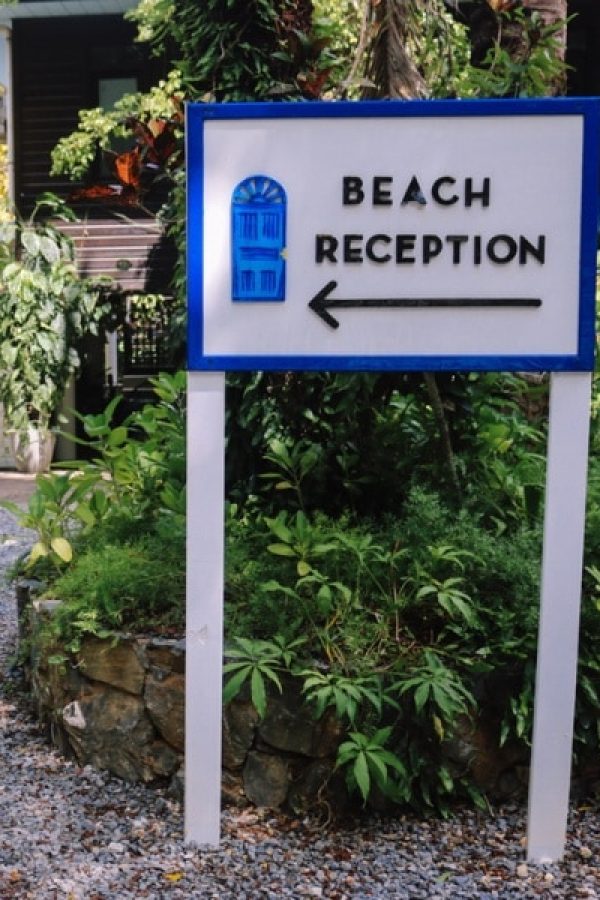 Roatan Boutique Hotel Puerta Azul Reception