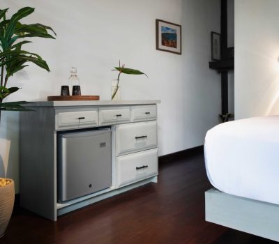 Sea View Suite Interior Details at Puerta Azul Roatan Boutique Hotel