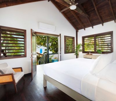 Roatan Accommodations View From Oceanfront Suite - Roatan Boutique Hotel Puerta Azul