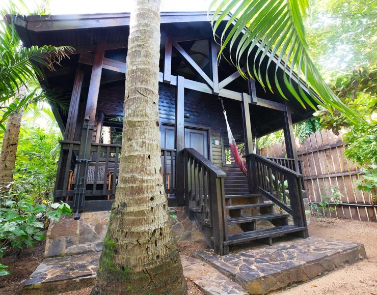 Entrance to the Sea View Suite at Puerta Azul, A Boutique Hotel on Roatan Island, Honduras